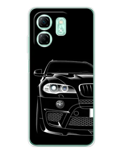 Чехол для Infinix Smart 9 с картинкой «Темный силуэт BMW» Чехол для Infinix Smart 9 с картинкой «Темный силуэт BMW»