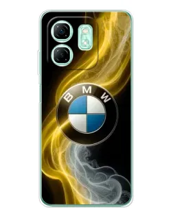 Чехол для Infinix Smart 9 с картинкой «Золотистый дым BMW» Чехол для Infinix Smart 9 с картинкой «Золотистый дым BMW»