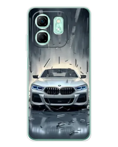 Чехол для Infinix Smart 9 с картинкой «BMW в свете фар» Чехол для Infinix Smart 9 с картинкой «BMW в свете фар»