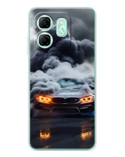 Чехол для Infinix Smart 9 с картинкой «BMW в дыму» Чехол для Infinix Smart 9 с картинкой «BMW в дыму»