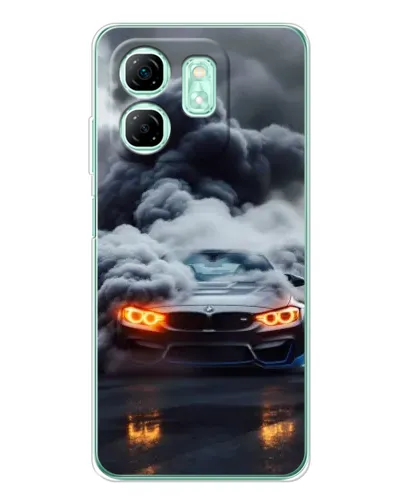 Чехол для Infinix Smart 9 с картинкой «BMW в дыму» Чехол для Infinix Smart 9 с картинкой «BMW в дыму»