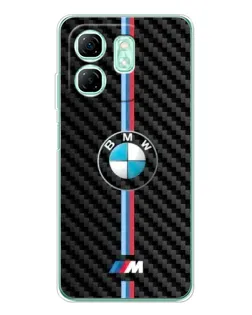 Чехол для Infinix Smart 9 с картинкой «Эмблема BMW и карбон» Чехол для Infinix Smart 9 с картинкой «Эмблема BMW и карбон»