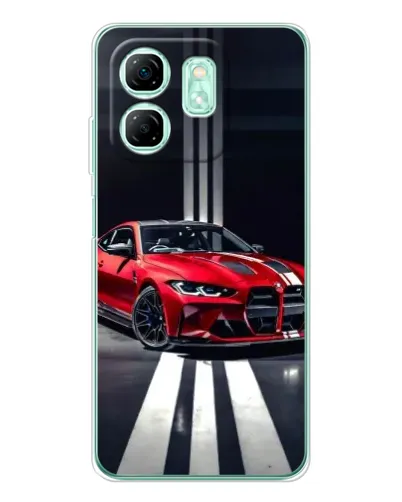 Чехол для Infinix Smart 9 с картинкой «Красная BMW на дороге» Чехол для Infinix Smart 9 с картинкой «Красная BMW на дороге»