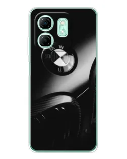 Чехол для Infinix Smart 9 с картинкой «Эмблема BMW — макро» Чехол для Infinix Smart 9 с картинкой «Эмблема BMW — макро»
