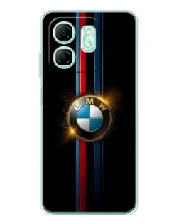 Чехол для Infinix Smart 9 с картинкой «BMW M-Power неон» Чехол для Infinix Smart 9 с картинкой «BMW M-Power неон»