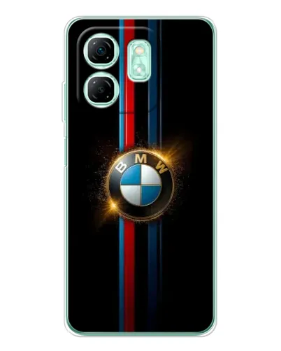 Чехол для Infinix Smart 9 с картинкой «BMW M-Power неон» Чехол для Infinix Smart 9 с картинкой «BMW M-Power неон»