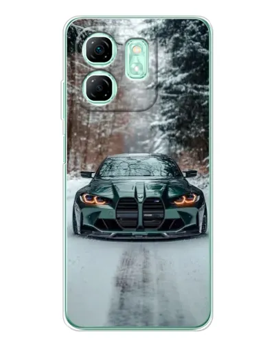 Чехол для Infinix Smart 9 с картинкой «BMW в зимнем лесу» Чехол для Infinix Smart 9 с картинкой «BMW в зимнем лесу»