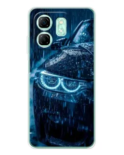 Чехол для Infinix Smart 9 с картинкой «BMW под дождем» Чехол для Infinix Smart 9 с картинкой «BMW под дождем»