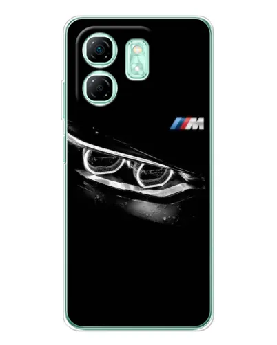 Чехол для Infinix Smart 9 с картинкой «BMW — взгляд тигра» Чехол для Infinix Smart 9 с картинкой «BMW — взгляд тигра»