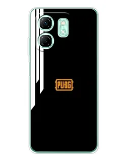 Чехол для Infinix Smart 9 с картинкой «PUBG — вертикальные линии»