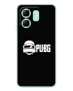 Чехол для Infinix Smart 9 с картинкой «PUBG — классический лого»