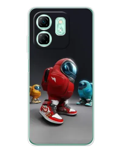 Чехол для Infinix Smart 9 с картинкой «Among Us — 3D стиль»