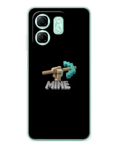 Чехол для Infinix Smart 9 с картинкой «Алмазная кирка» Чехол для Infinix Smart 9 с картинкой «Алмазная кирка»