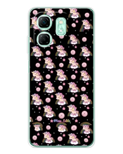 Чехол для Infinix Smart 9 с картинкой «Magic Unicorn паттерн»