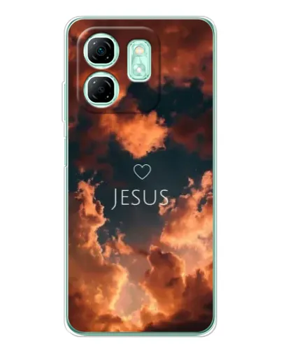 Чехол для Infinix Smart 9 с картинкой «Сияние Имени Jesus»
