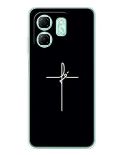 Чехол для Infinix Smart 9 с картинкой «Тонкий крест»
