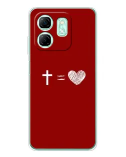 Чехол для Infinix Smart 9 с картинкой «Уравнение любви»
