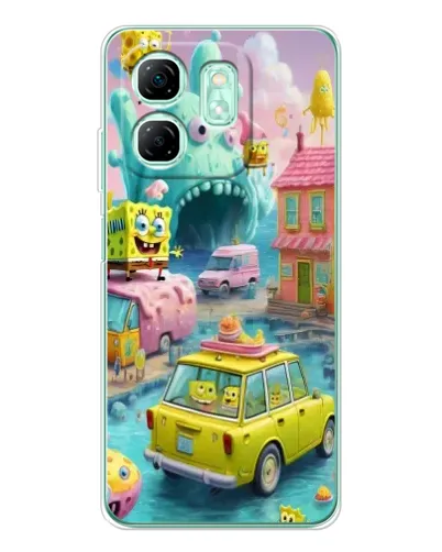 Чехол для Infinix Smart 9 с картинкой «Монстр-трак приключения»