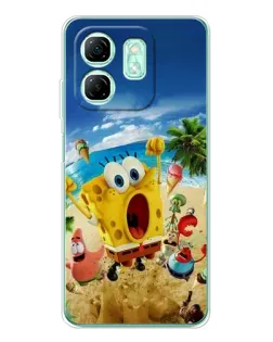 Чехол для Infinix Smart 9 с картинкой «Развлечения на пляже»