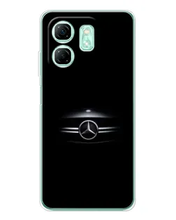 Чехол для Infinix Smart 9 с картинкой «Mercedes — абстрактные линии» Чехол для Infinix Smart 9 с картинкой «Mercedes — абстрактные линии»