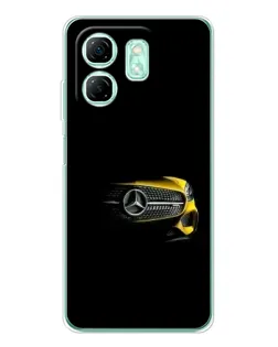 Чехол для Infinix Smart 9 с картинкой «Mercedes — ретро стиль»
