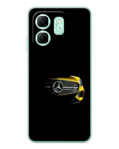 Чехол для Infinix Smart 9 с картинкой «Mercedes — ретро стиль» Чехол для Infinix Smart 9 с картинкой «Mercedes — ретро стиль»
