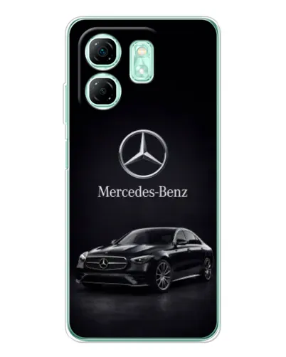 Чехол для Infinix Smart 9 с картинкой «Mercedes — решетка радиатора» Чехол для Infinix Smart 9 с картинкой «Mercedes — решетка радиатора»