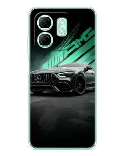 Чехол для Infinix Smart 9 с картинкой «Темный Mercedes AMG» Чехол для Infinix Smart 9 с картинкой «Темный Mercedes AMG»