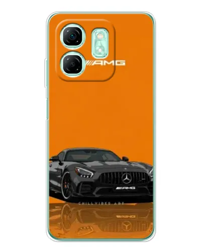Чехол для Infinix Smart 9 с картинкой «Оранжевый Mercedes AMG» Чехол для Infinix Smart 9 с картинкой «Оранжевый Mercedes AMG»