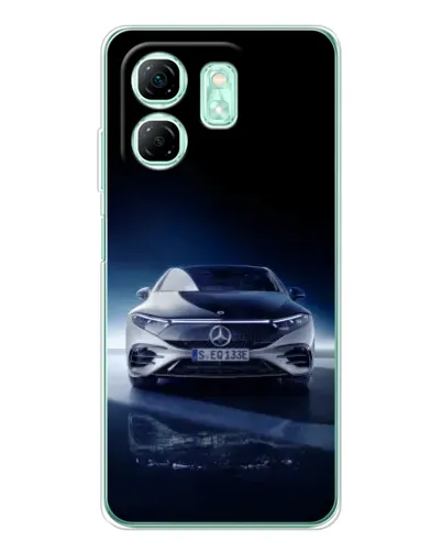 Чехол для Infinix Smart 9 с картинкой «Ночной Mercedes EQ» Чехол для Infinix Smart 9 с картинкой «Ночной Mercedes EQ»