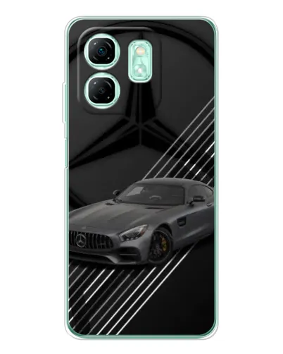 Чехол для Infinix Smart 9 с картинкой «Mercedes AMG — графика» Чехол для Infinix Smart 9 с картинкой «Mercedes AMG — графика»