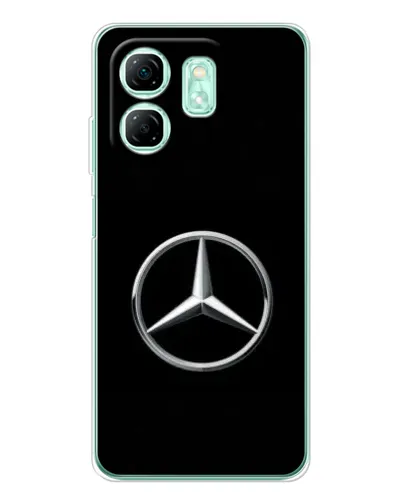 Чехол для Infinix Smart 9 с картинкой «Mercedes классический лого» Чехол для Infinix Smart 9 с картинкой «Mercedes классический лого»