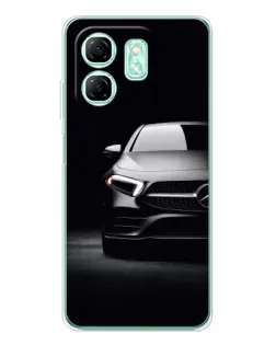 Чехол для Infinix Smart 9 с картинкой «Свет фар Mercedes»