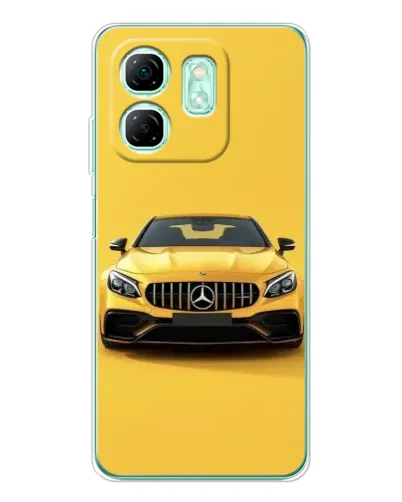 Чехол для Infinix Smart 9 с картинкой «Желтый Mercedes GT» Чехол для Infinix Smart 9 с картинкой «Желтый Mercedes GT»