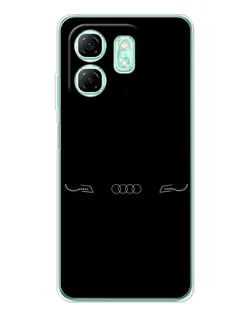 Чехол для Infinix Smart 9 с картинкой «Audi — световой подпись» Чехол для Infinix Smart 9 с картинкой «Audi — световой подпись»