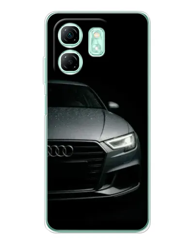 Чехол для Infinix Smart 9 с картинкой «Audi — детализация кузова» Чехол для Infinix Smart 9 с картинкой «Audi — детализация кузова»