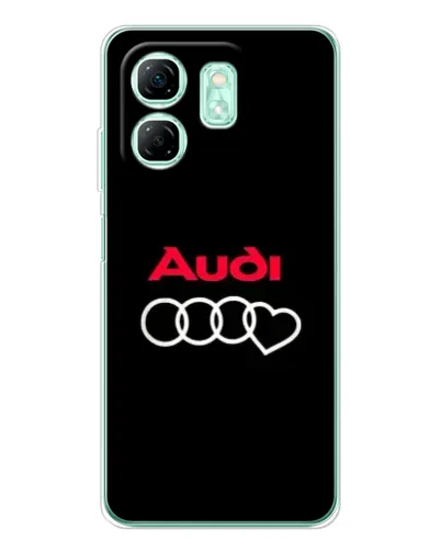Чехол для Infinix Smart 9 с картинкой «Логотип Audi Heart» Чехол для Infinix Smart 9 с картинкой «Логотип Audi Heart»