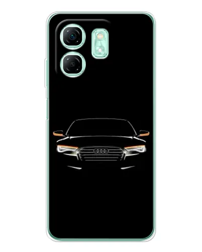 Чехол для Infinix Smart 9 с картинкой «Audi — ночной контур» Чехол для Infinix Smart 9 с картинкой «Audi — ночной контур»