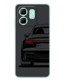 Чехол для Infinix Smart 9 с картинкой «Задняя часть Audi — арт»