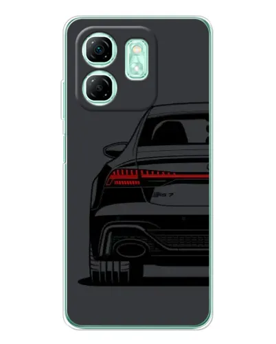 Чехол для Infinix Smart 9 с картинкой «Задняя часть Audi — арт» Чехол для Infinix Smart 9 с картинкой «Задняя часть Audi — арт»