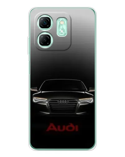 Чехол для Infinix Smart 9 с картинкой «Audi — градиентный контур» Чехол для Infinix Smart 9 с картинкой «Audi — градиентный контур»