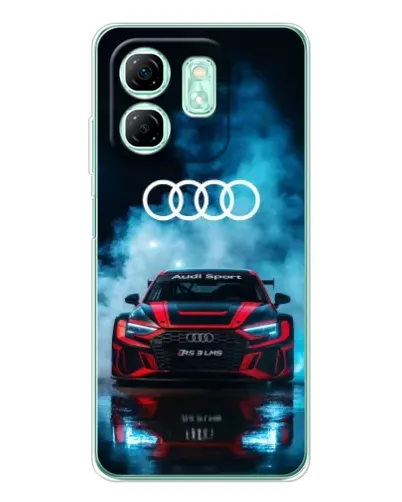 Чехол для Infinix Smart 9 с картинкой «Audi Sport — неон» Чехол для Infinix Smart 9 с картинкой «Audi Sport — неон»