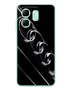 Чехол для Infinix Smart 9 с картинкой «Audi — абстрактные кольца»
