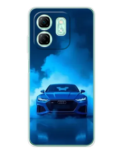 Чехол для Infinix Smart 9 с картинкой «Audi — голубая энергия» Чехол для Infinix Smart 9 с картинкой «Audi — голубая энергия»