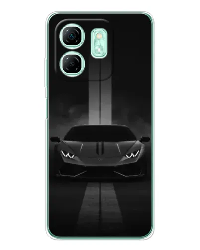 Чехол для Infinix Smart 9 с картинкой «Lamborghini симметрия дорог»