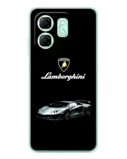 Чехол для Infinix Smart 9 с картинкой «Логотип Lamborghini классика» Чехол для Infinix Smart 9 с картинкой «Логотип Lamborghini классика»