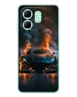 Чехол для Infinix Smart 9 с картинкой «Lamborghini дымная эстетика» Чехол для Infinix Smart 9 с картинкой «Lamborghini дымная эстетика»