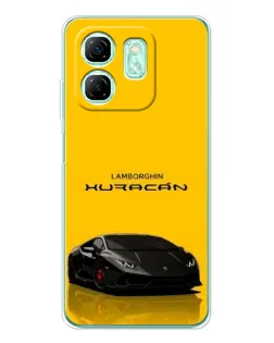 Чехол для Infinix Smart 9 с картинкой «Lamborghini Huracan черный» Чехол для Infinix Smart 9 с картинкой «Lamborghini Huracan черный»