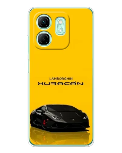Чехол для Infinix Smart 9 с картинкой «Lamborghini Huracan черный»