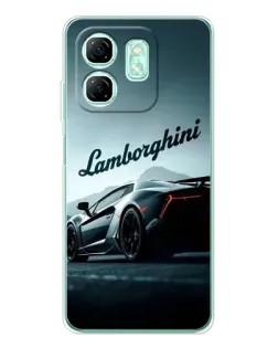 Чехол для Infinix Smart 9 с картинкой «Классическая надпись Lamborghini» Чехол для Infinix Smart 9 с картинкой «Классическая надпись Lamborghini»